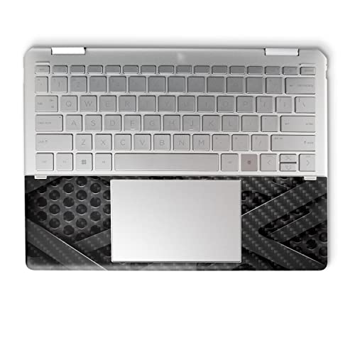 Image of MightySkins Carbon Fiber Skin Compatible with HP Spectre x360 14 inch (2022) Full Wrap Kit - Tech Wave | Protective, Durable Textured Carbon Fiber Finish | Easy to Apply | Made in The USA