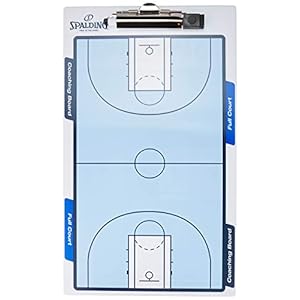 Spalding Tactisch schoolbord, wit/blauw, één maat