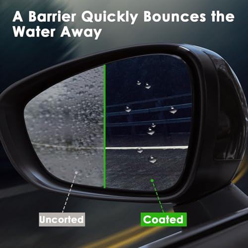 FOLLOWIN Sio2 Ceramic Coating for Car Mirror, Ceramic Glass Coating,Advanced Hydrophobic Rim Ceramic Coating for Wheels - Thumbnail 4