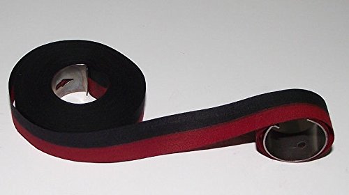 New Remington Quiet Riter Typewriter Ribbon (Black and Red) on Metal Spools