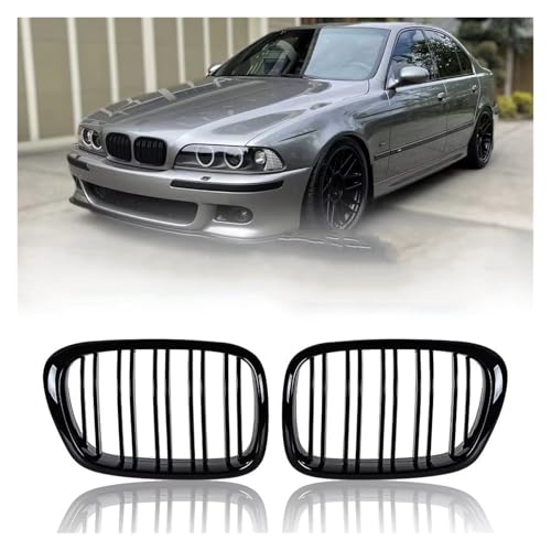 Couverture calandre centrale avant pour BMW E39 style M5 finition noire mate haut de gamme