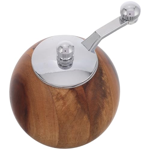Broyeur réglable compact Healvian moulin à poivre et sel en bois portatif épices