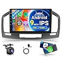 4G+64G Wireless Carplay Android Autoradio für Opel Insignia 2008-2013 Buick Regal 2009-2013 9 Zoll Autoradio mit Android Auto Navi GPS WiFi Mirror Link Bluetooth FM/RDS/32 EQ/USB/SWC Rückfahrkamera