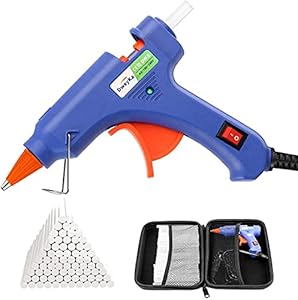 Pistolet à colle chaude 20W avec 75 bâtons Dweyka