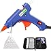 Dweyka Pistolet à Colle Chaude 75pcs Bâtons Chauffrage Rapide et Sûr Pistolet à Colle 20W, y compris un sac à outils, Anti écoulement pour Réparation, Artisanat, DIY, Maison, Bricolage, Bureau- Bleu