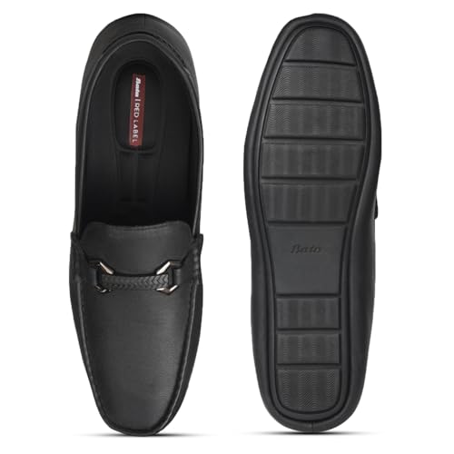 Image of Bata Men's Slip-on Loafer - Black (10 UK) (8516184)