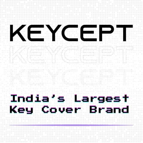 Image of Keycept Metal Key Cover Compatible for Citroen C3, Basalt, Aircross 3 Button flip Key (Long Keychain)