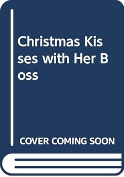 Hardcover Christmas Kisses with Her Boss [Large Print] Book