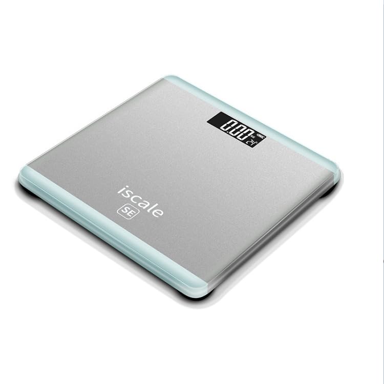 Digital Weight Scale With Temperature Sensor (Silver)