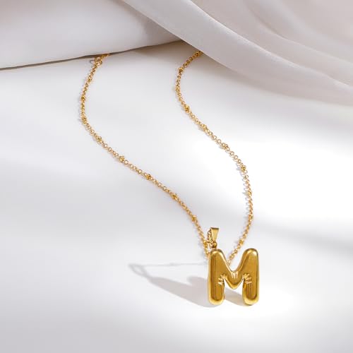 Image of Rubans Demi Fine Stainless Steel Alphabet Pendant CZ Gift for Women & Girls