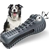 HETOO - Juguete para perros, cepillo de dientes para perros indestructible y duradero, juguete masticable para masticadores agresivos, para el cuidado y la limpieza dental de los perros