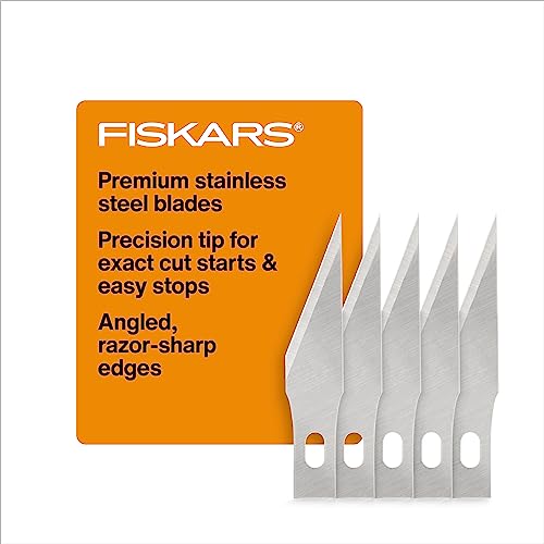 Fiskars 196010-1006 Standard Number 11 Blades, 5 Pack, Orange #TOP16