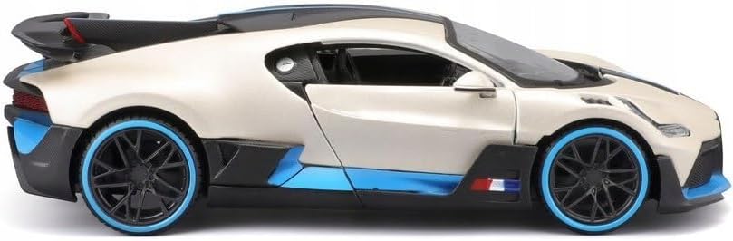 Miniatura 3 de Maisto - Modelo a escala 124 compatible con Bugatti Divo Replica Deportivo Modelo 2018 (blanco mate)