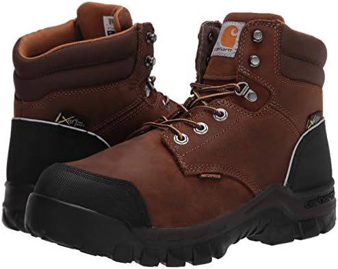 Carhartt Men's CMF6720 Waterproof Met Guard 6" Comp Toe Boot Industrial, Brown, 8 Wide | Image 6
