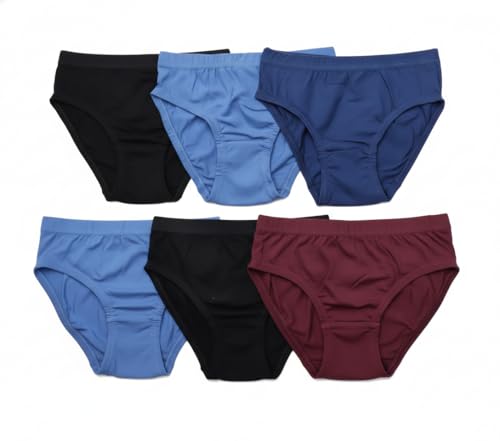 Image of ITRAT Boys Briefs Cotton Underwear - 6 Pack Comfortable Kids Underwear, Breathable Toddler Trunk Pants Underpants, Elasticated Childrens MultiPack Assorted Colours (9 Years 11 Years)