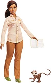 Barbie GDM48 Wildlife Conservationist Doll, Multicolour