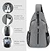 LEDAOU Crossbody Sling Bag Anti-Theft Sling Backpack Cross Body Shoulder Chest Bag Fanny Pack Travel Hiking Daypack