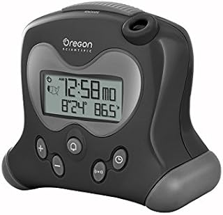 Oregon Scientific RM313PNFA New FLIP projection feature Self-Setting Projection Flip Clock, Black