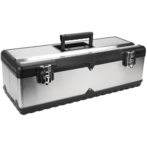 Performance Tool W54026 26 in. Steel Tool Box with Removable Tote