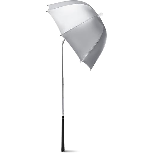 G4Free Golf Bag Umbrella for Club Protection Flex Umbrella | Ergonomic Rubberized Handle, 360° Direction Canopy, Durable 210T Pongee material, Great Companion for Golfer