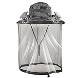 Cappello Con Ventilatore Solare UPF50+, Cappello A Secchiello Traspirante Con Rete | Copricapo Da E Outdoor Per Uomo E Donna, Ideale Per Escursionismo, Spiaggia, Campeggio E Viaggio