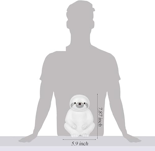 Vista 10 de Winsterch Alcancía de gato, alcancía de monedas, caja de ahorro de dinero, regalos para niños, niñas, niños, alcancía de cerámica, regalos prácticos