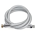 DLYYPLUS 59 Inches Silicone Shower Hose, Ultra-Soft Anti-Kink Designed Handheld Shower Head Hose Replacement Extension for RV, Sprayer, Bidet, Pet Bathing