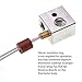 [Gulfcoast Robotics] Hotend Heater Block and HEX thermistor Upgrade kit for MK10 Extruder, fits MP Maker Select Duplicator i3 V2.1 and Plus