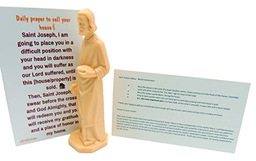 Kit para vendedor con imán y estatua de San José miniatura 5