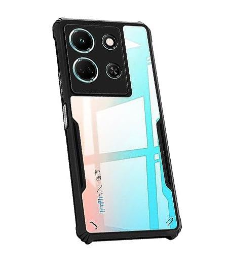 COBERTA Polycarbonate Back Cover For Infinix Note 30 5G Back Cover Case - Black Transparent (B0CTXDXQFN) Amazon Price History, Amazon Price Tracker