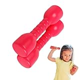Mancuernas para niños - Juguetes con mancuernas para niños, pesas de mano para niños | Niños Halter Juguetes Fitness levantamiento de pesas Halter, Ejercicio en casa Mancuerna Niños Brazo Ejercicio