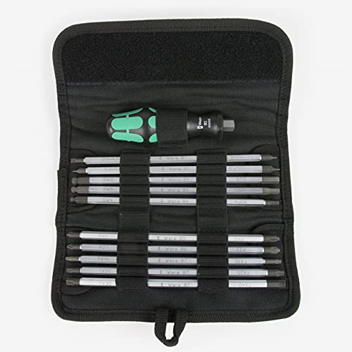 Wera 05002990001 Vario 88/1 Combination Blades and Handle Set in Vinyl Pouch, 11-Piece
