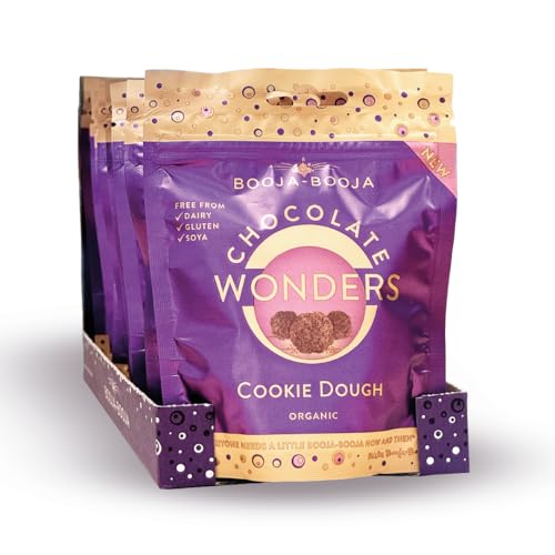 Booja - Booja Cookie Dough Vegan Chocolate Wonders | Bite-sized Bubbles of Chocolate Bliss 8 x 65g