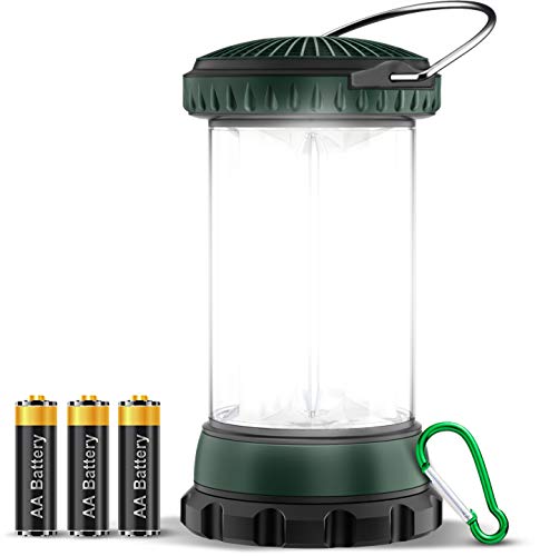 Cocoda Luz Camping, Linterna Camping LED con Pilas con 4 Modos de Luz, Lampara Camping Portátiles a Prueba de Agua IPX4 para Huracanes, Tormentas, Emergencias, Exteriores, Senderismo, Pesca