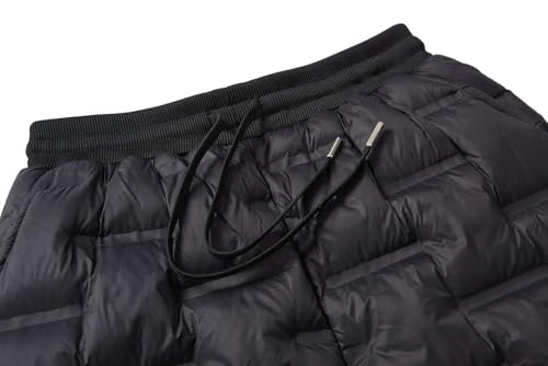 Boys Down Snow Trousers Kids Windproof Winter Warm Pants Outdoor Lightweight Elastic Waistband Pants3