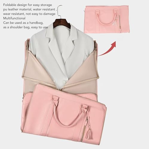 RiToEasysports Large Capacity Foldable Business Luggage Bag, Carry On Garment Bag with Shoulder Strap for Travel2