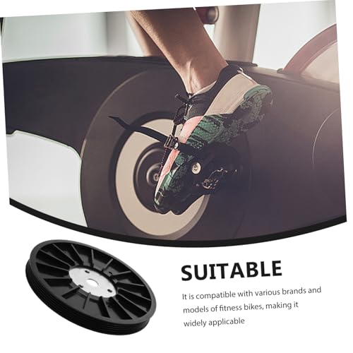 Polea de cinturón para bicicleta de ejercicio UKCOCO en ABS para mejorar la transmisión 5