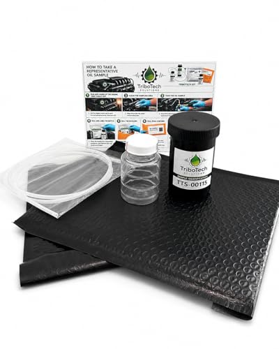 TriboTech Basic Oil Analysis Kit, Return Shipping Included, Oil Test Kit for Engines, Transmissions, Gearboxes and Hydraulic Systems