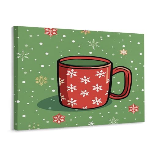 Toile murale de style tasse | Impression d'art premium sur châssis