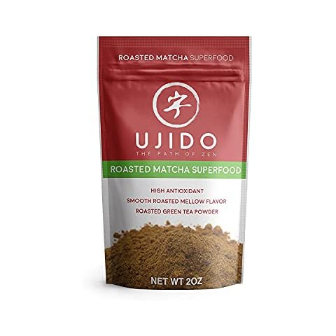 Ujido Roasted Matcha Green Tea, 2oz – Culinary Grade Japanese Matcha Powder – Coffee Substitute Cover