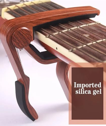 Image of Guitar Capo, Guitar Accessories, Capo for Acoustic Guitar Guitar Capo for Electric Guitars Bass Buzzing-Free Quick Release Easy To Use