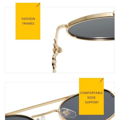 Vintage Retro Oval Sunglasses for Women 90s Y2K Trendy Sun Glasses Sunnies Sunnies4