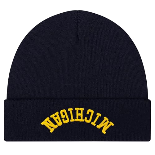 3D Embroidered Upside Down City Football Beanie Hat Game Day Gifts for Men Women and Fans Funny Sports Apparel