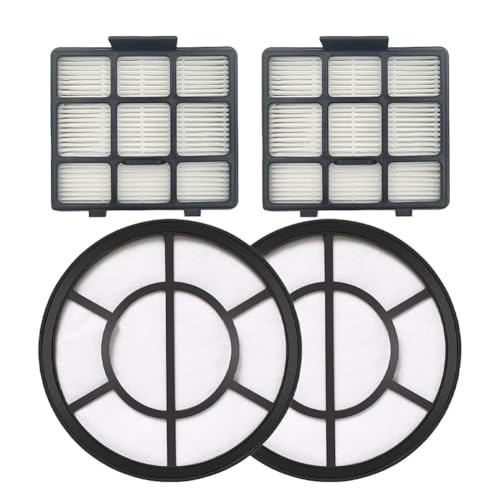 Lot de 2 filtres de rechange pour aspirateur Redmond RV-C335 Multicyclone, compatibles avec cartouche cylindrique, plastique inclus