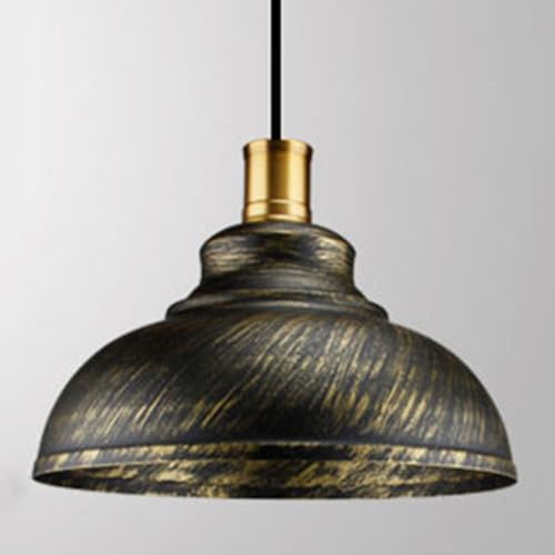 YNAHZAOK Lámpara Colgante Moderna Luces Decorativas Cableadas con Tornillo E26 Lámpara Colgante De Ahorro De Energía De Estilo Industrial De Granja Lámparas De Techo con Pantalla De Metal araña