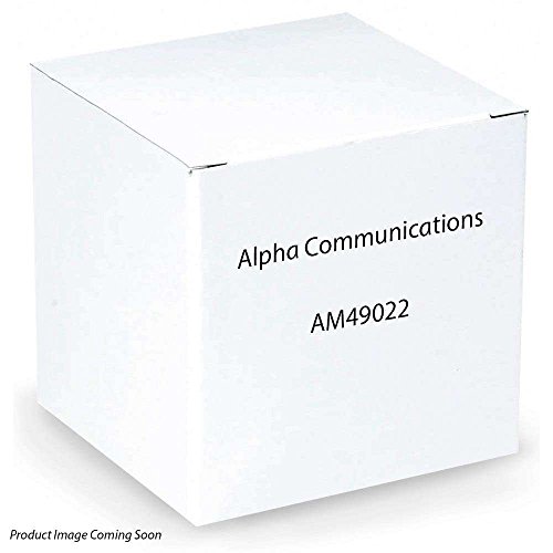 Alpha Communications AM490/22 22-Button Nameholder Module, Aluminum Construction; Use with OF190 Series Flush Frame or OF190S Series Surface Frame; No Speaker; Metal Buttons