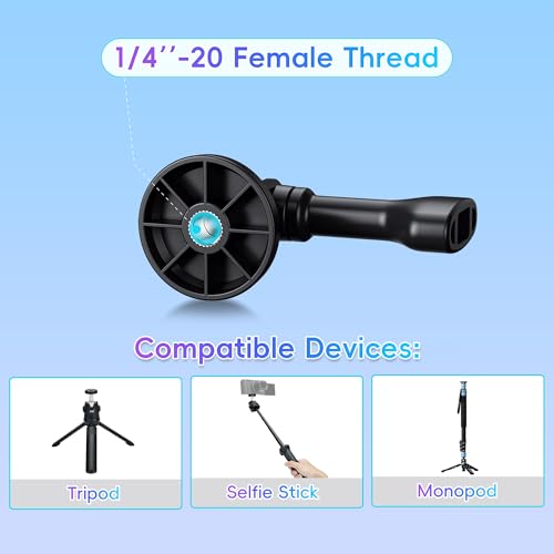 Image of JJC 1 /4 Tripod Mount Adapter for Gopro Hero Action Camera on 1 /4 inch-20 Tripod
