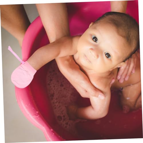 BESPORTBLE Newborn Anti-Scratch Cotton Gloves 4 Pairs Baby Protective Gloves for Face and Skin Safety Soft Breathable Material for Infants Random Color4