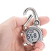 JewelryWe Men Women Digital Clip Watch Mini Microlight Watch Backpack Buckle Belt fob Watch for Rock Climbing Doctors Nurses Chefs #4