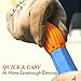 The Water Rocket 9200, Orange High-Pressure Washer Nozzle, Drain Cleaning Equipment for Gutters, Sewers, Weeping Tiles, Garden Hose Attachment for Easy Home Maintenance, Eavestrough Cleaning Tool